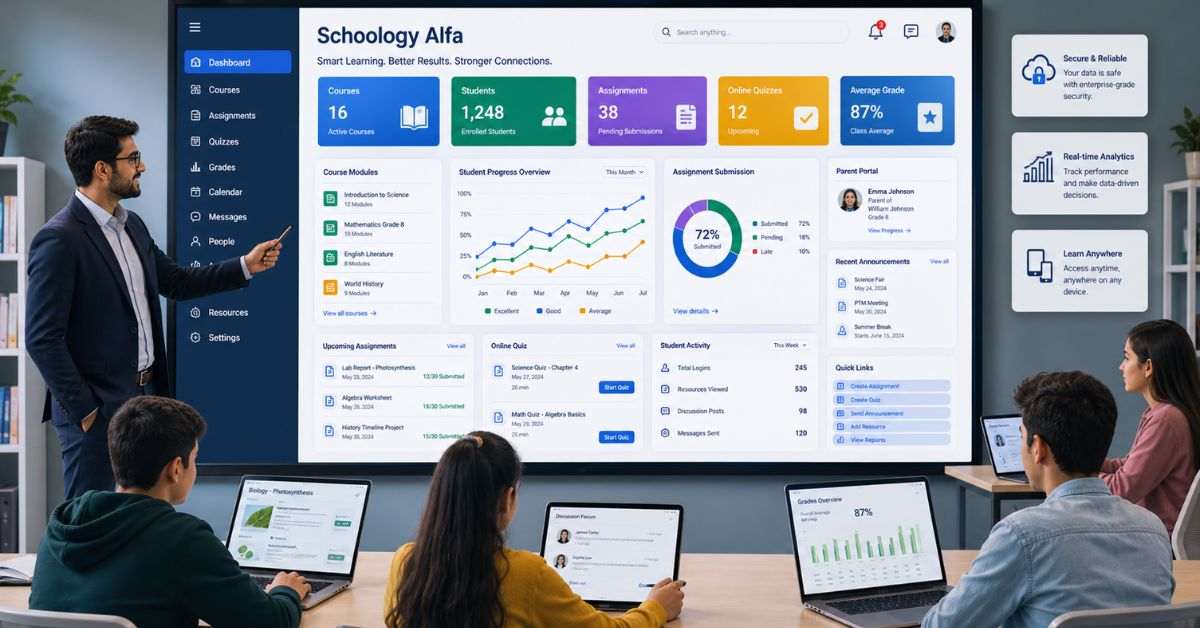Schoology Alfa: Smart LMS for Digital Learning
