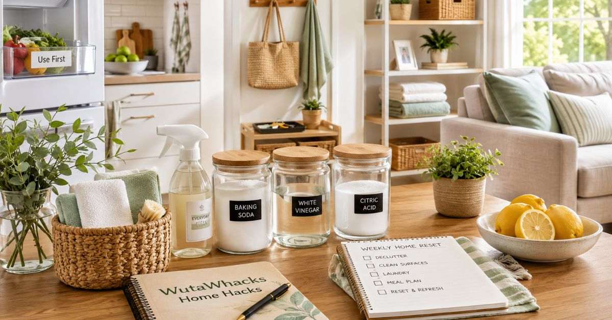WutaWhacks Home Hacks: Easy Tips for a Cleaner Home