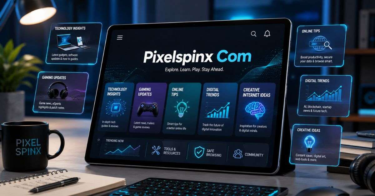 Pixelspinx Com: Online Trends and Tech Tips