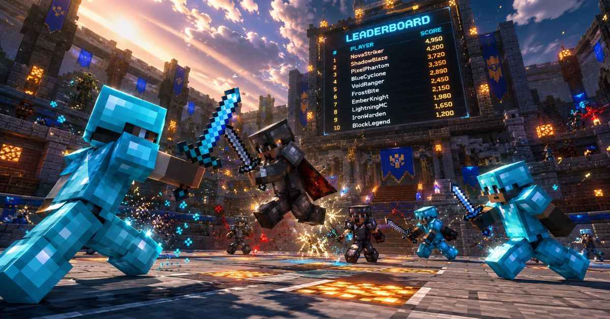 Minecraft PlayBattleSquare: Ranked Arena Guide